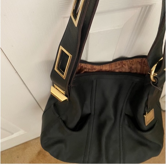 TIGNANELLO BLACK LEATHER BAG NEW - Picture 8 of 10